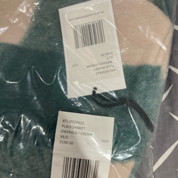 Brunette the Label Plaid Shacket XS - Picture 3 of 3